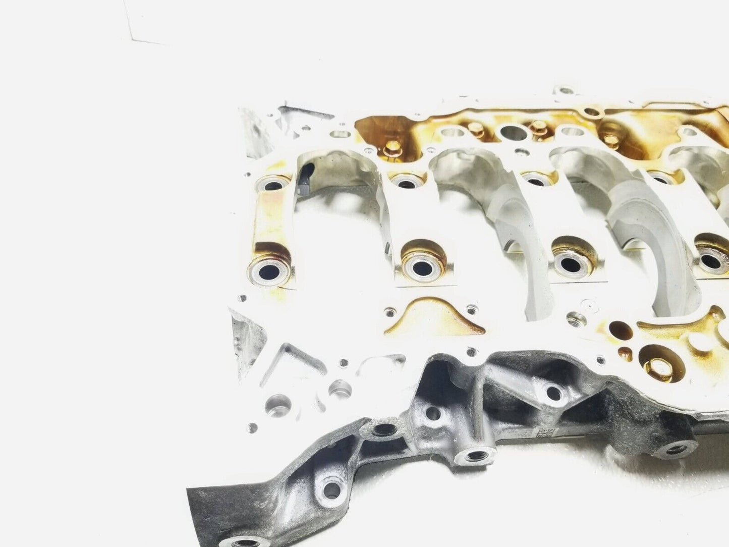 15 16 17 18 19 20 Acura TLX Engine Upper Oil Pan Crankshaft Housing 2.4l OEM