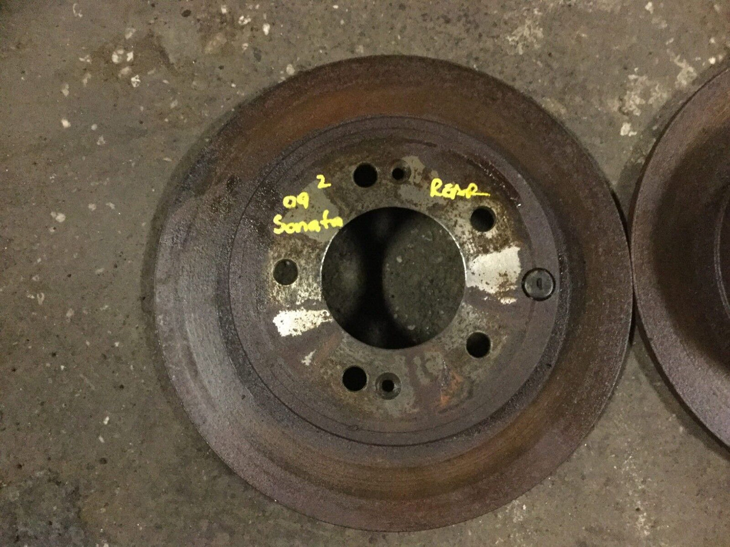 06 07 08 09 10 Hyundai Sonata 3.3l Rear Brake Disc Rotor 2pcs OEM D12