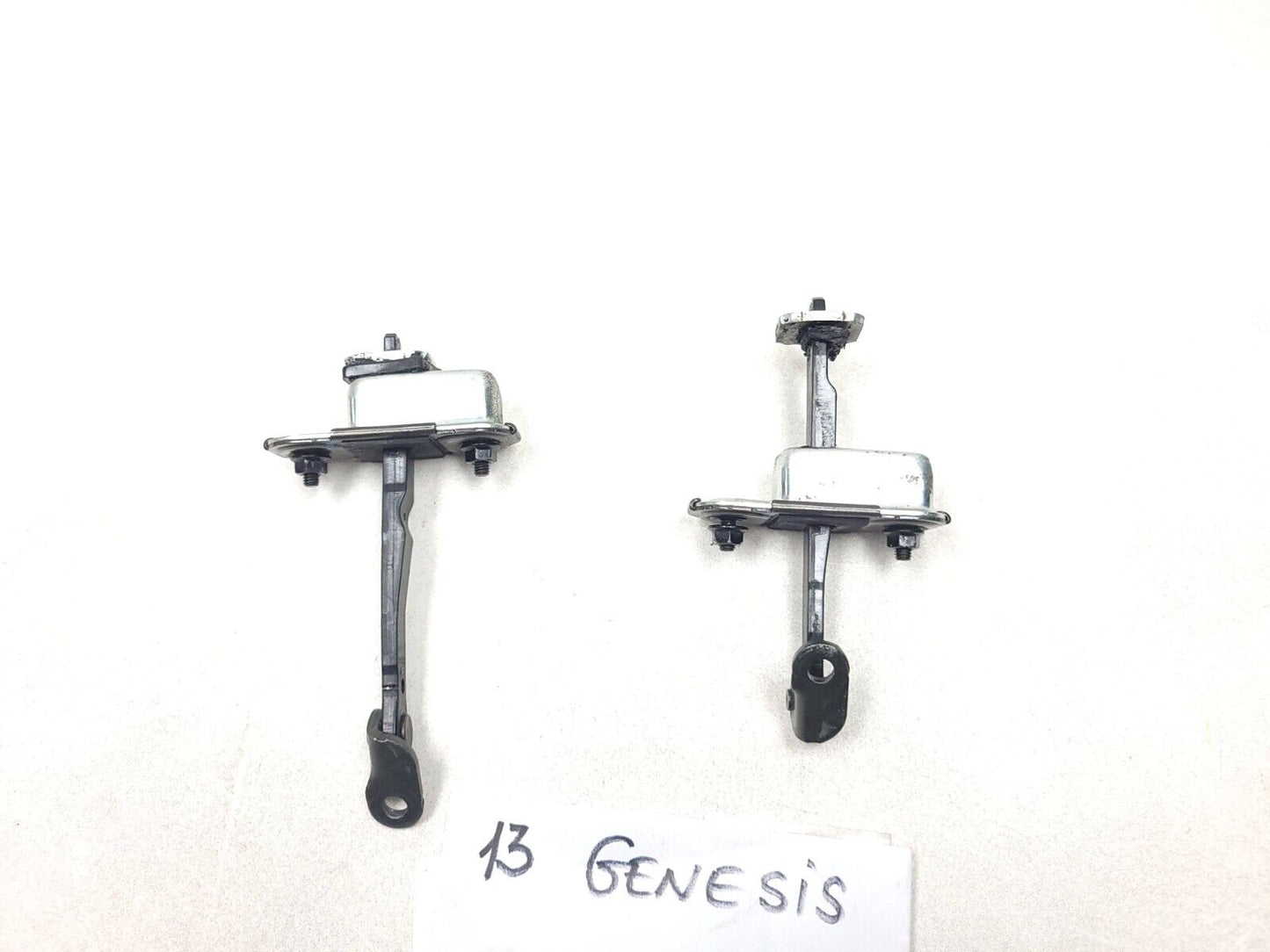 2013-2016 Genesis Coupe Door Checker Hinge Arm Stopper Left & Right Pair OEM