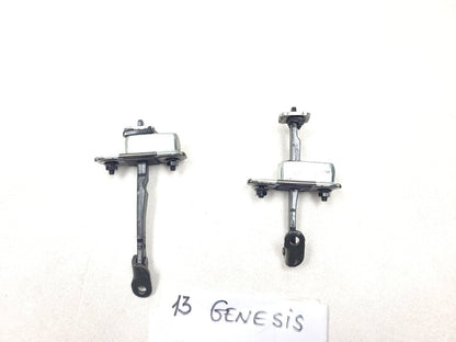 2013-2016 Genesis Coupe Door Checker Hinge Arm Stopper Left & Right Pair OEM
