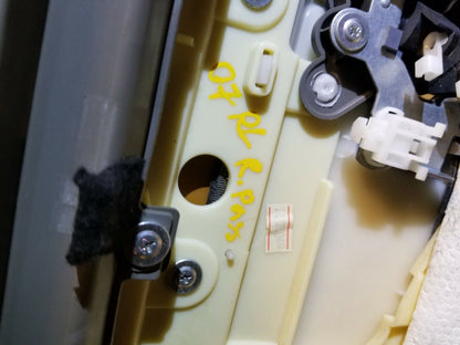 05 06 07 08 Acura Rl Rear Passenger Door Trim Panel OEM