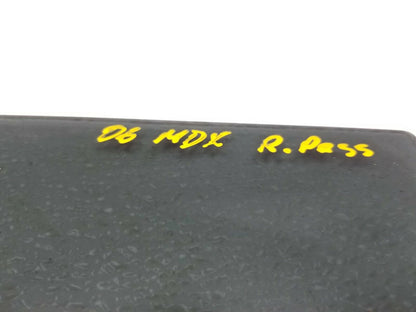 03 04 05 06 Acura MDX Rear Right Pass Door Window Glass OEM 55k Miles