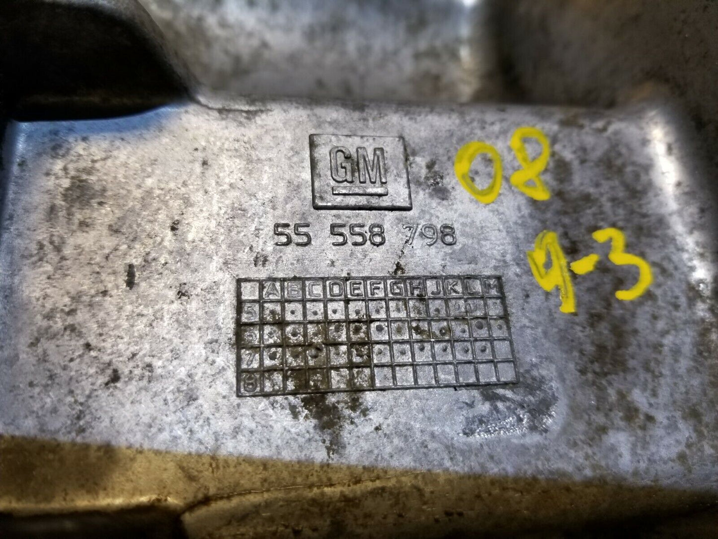 08 09 10 11 Saab 93 9-3 Engine Oil Pan B207r OEM