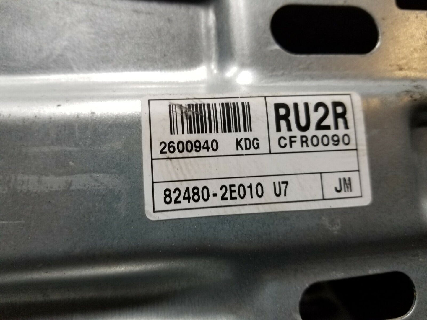 07 08 09 Hyundai Tucson Front Right Passenger Door Window Regulator OEM 89k