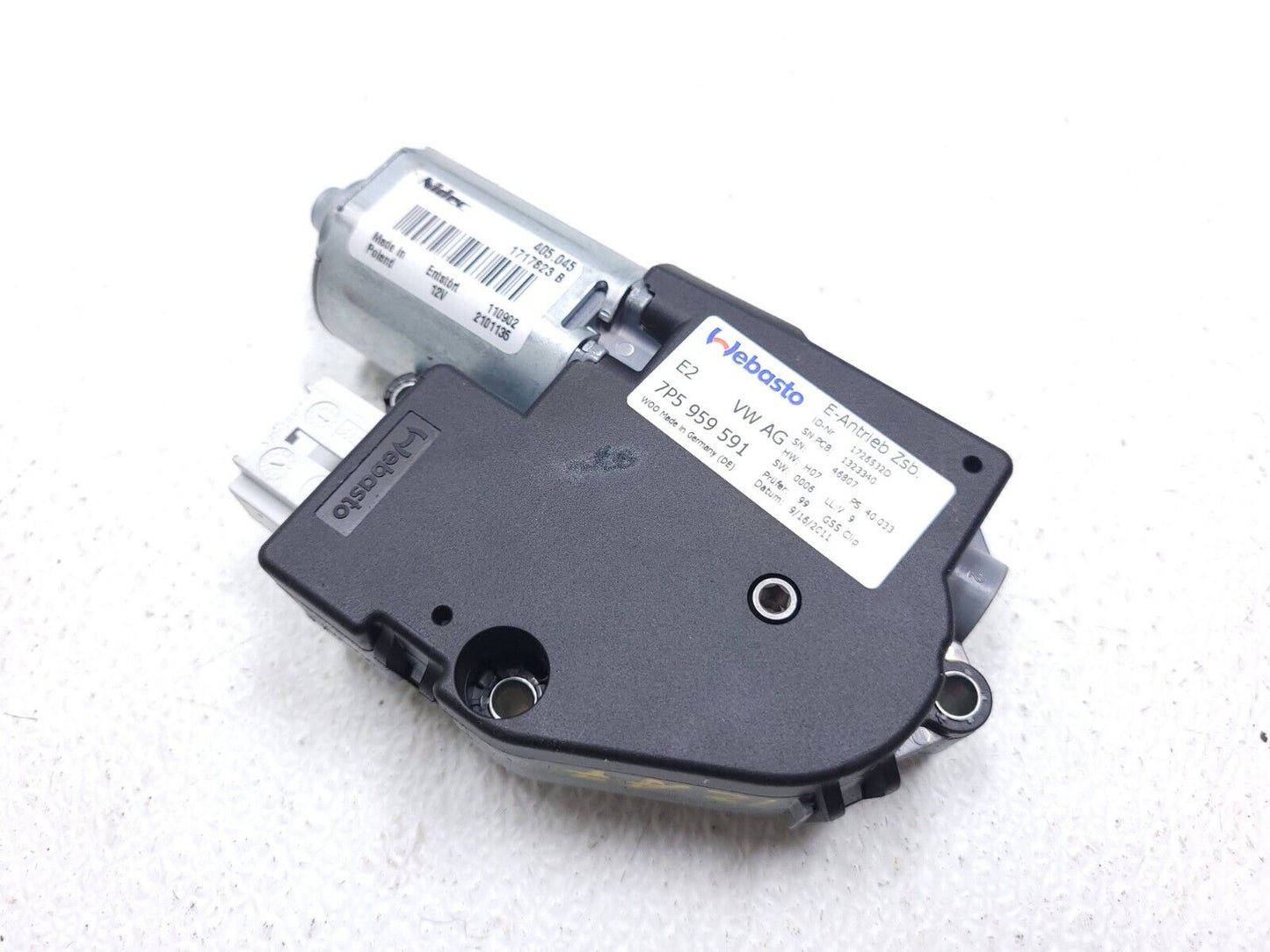 12 13 14 15 16 17 Audi A7 Sunroof Sun Roof Motor OEM