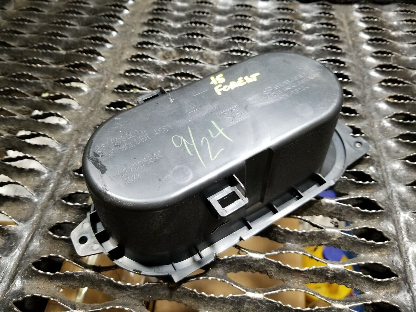 14 15 16 Subaru Forester Center Console Cup Holder Insert 66150sg010 OEM