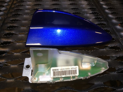 07 08 09 10 11 BMW E90 328xi Roof Shark Fin Antenna Blue OEM 9111314