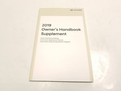 18-21 Hyundai Kona Owner's Manual OEM 29k Miles