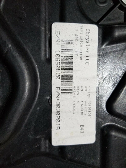 11 12 13 14 Dodge Avenger Front Left Driver Door Window Regulator Panel OEM