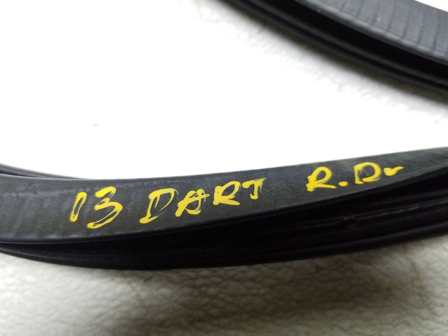 13 14 15 16 Dodge Dart Rear Left Driver Door Wetherstrip Seal OEM 52k Miles