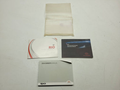 12 13 14 15 Kia Rio Owner's Manual W/ Case OEM