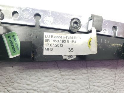 10 11 12 Audi Q5 Right Pass Dashboard Dash Trim Molding OEM 72k