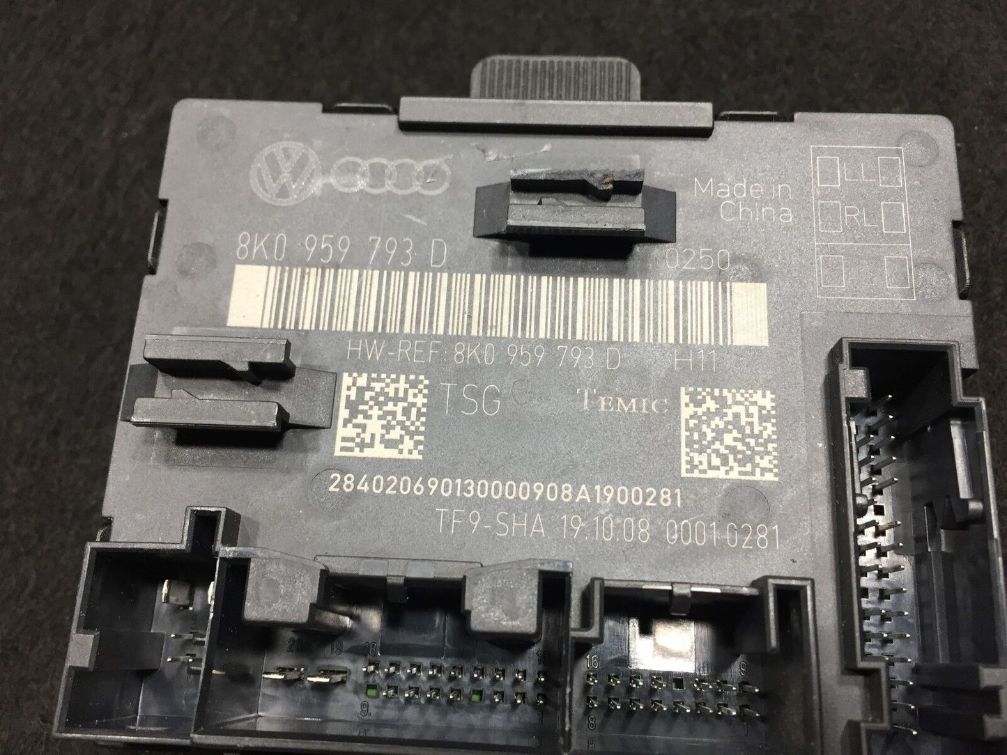 08 09 10 11 Audi A5 Coupe Front Left Driver Door Control Module 8k0959793 OEM