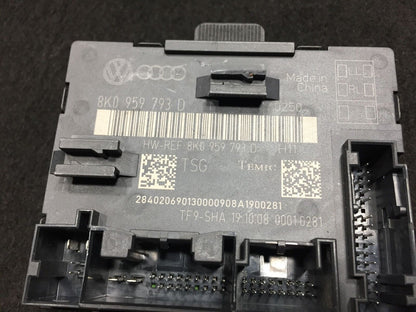 08 09 10 11 Audi A5 Coupe Front Left Driver Door Control Module 8k0959793 OEM