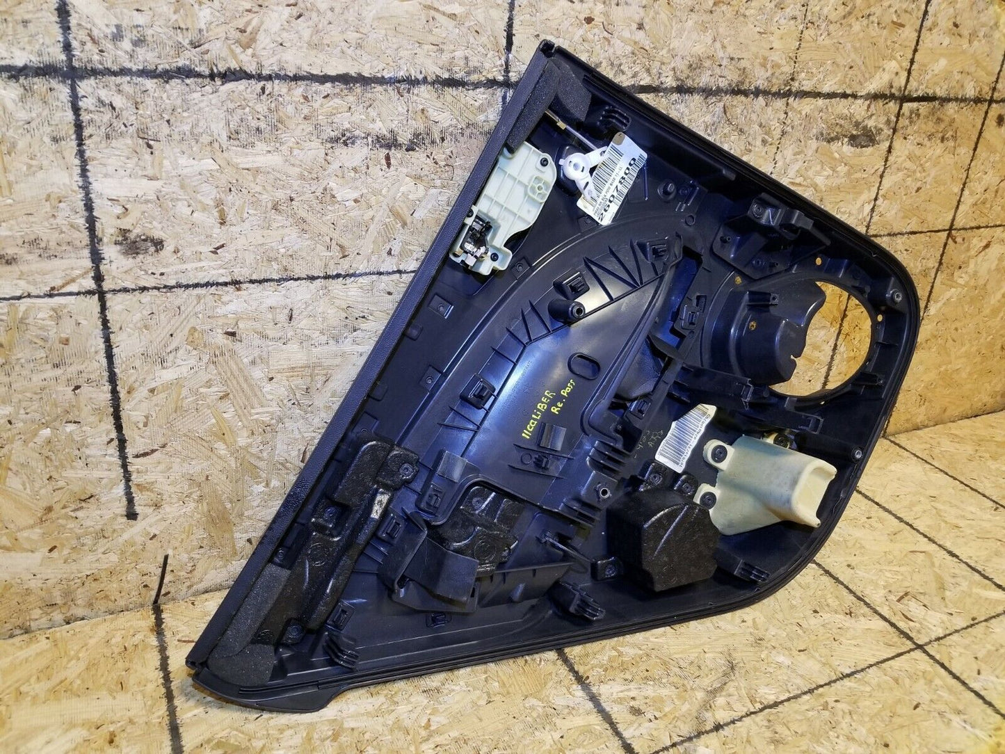11 12 Dodge Caliber Rear Door Trim Panel Passenger Side Right OEM