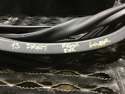 13-16 Dodge Dart Rear Left Door Inner Weather Strip Weatherstrip Seal OEM 4k Mi