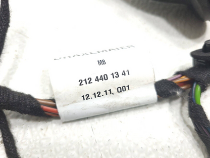 11 - 16 Mercedes E350 W212 Door Wire Harness Rear Right Passenger Side OEM