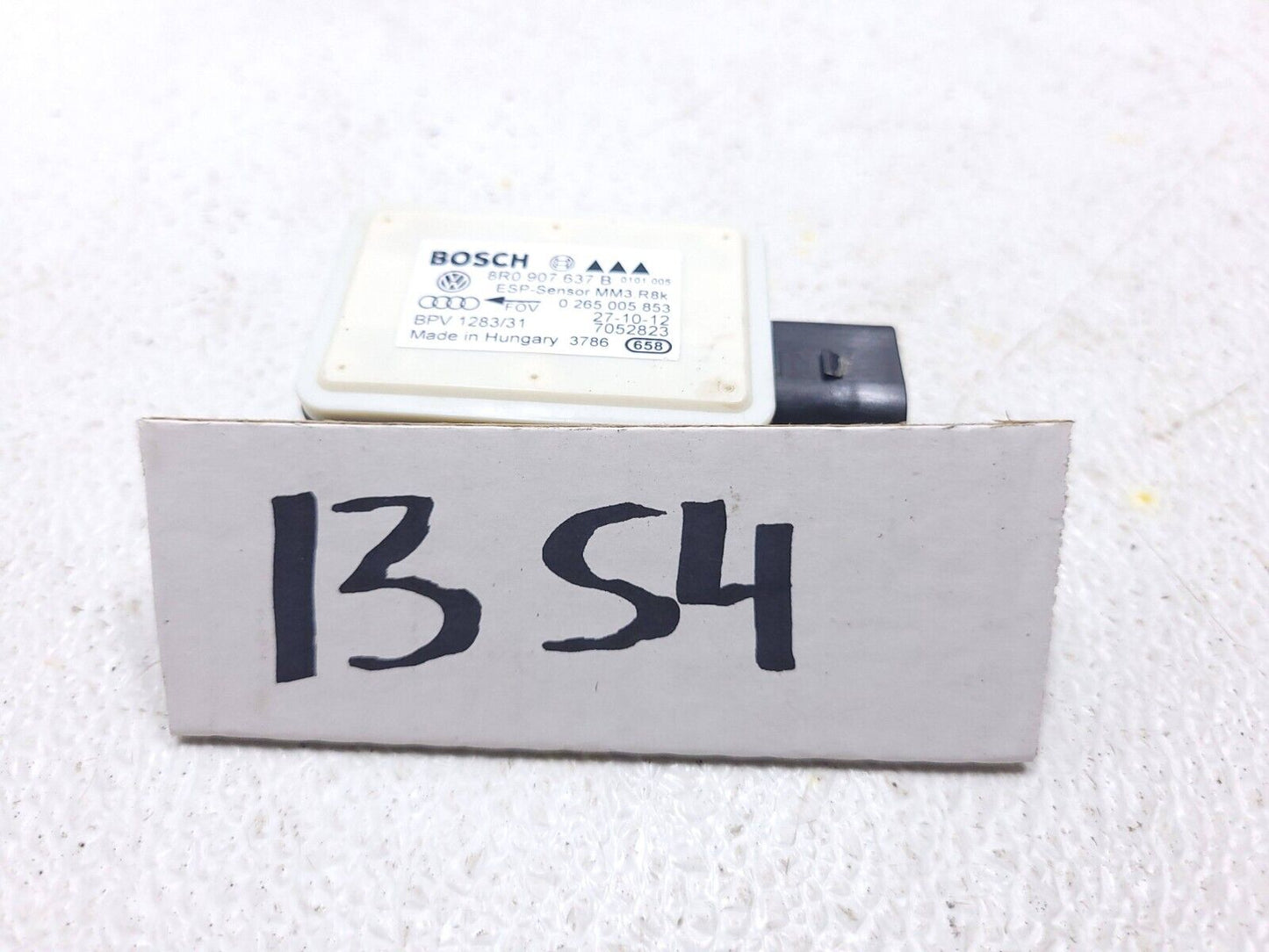 13 14 15 16 Audi A4 S4 Yaw Rate Acceleration Sensor Esp Module 8r0907637 OEM