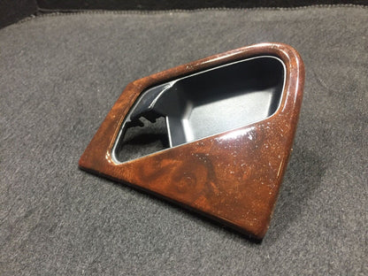 00 01 02 03 Mercedes W163 Driver Side Rear Inner Door Handle Wood Trim OEM D34