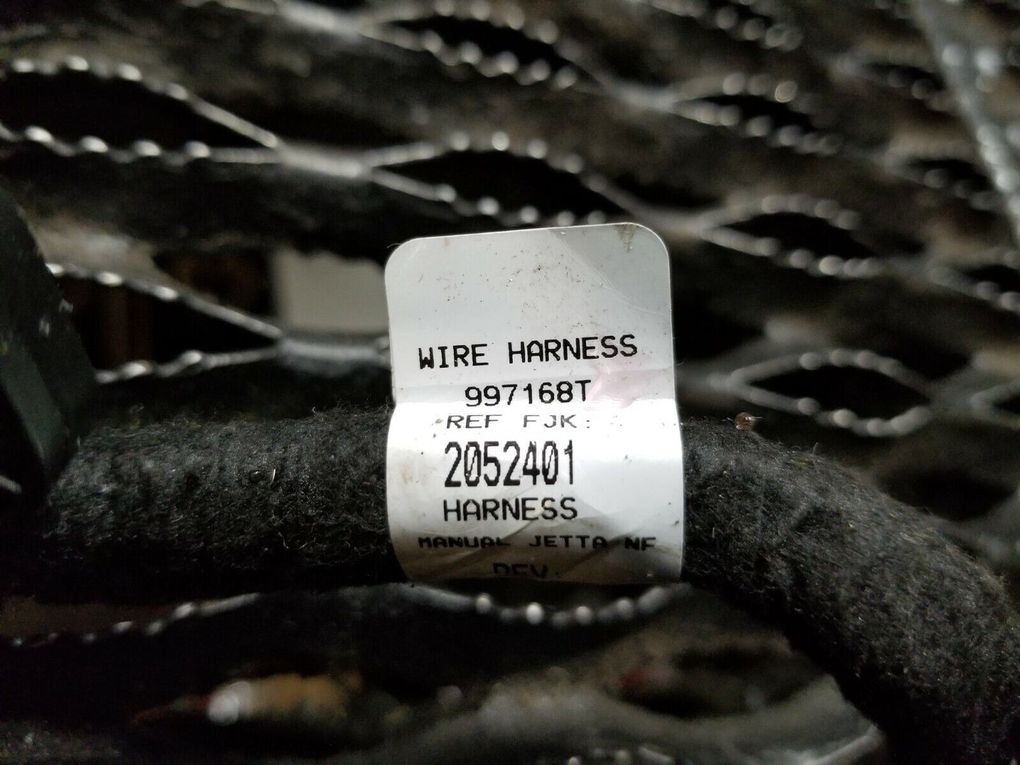 15 16 17 18 VW Jetta Heater Wire Harness 997168t OEM 30k