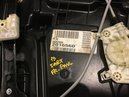 13 14 15 16 Dodge Dart Passenger Right Front Window Regulator Panel OEM 4k Miles