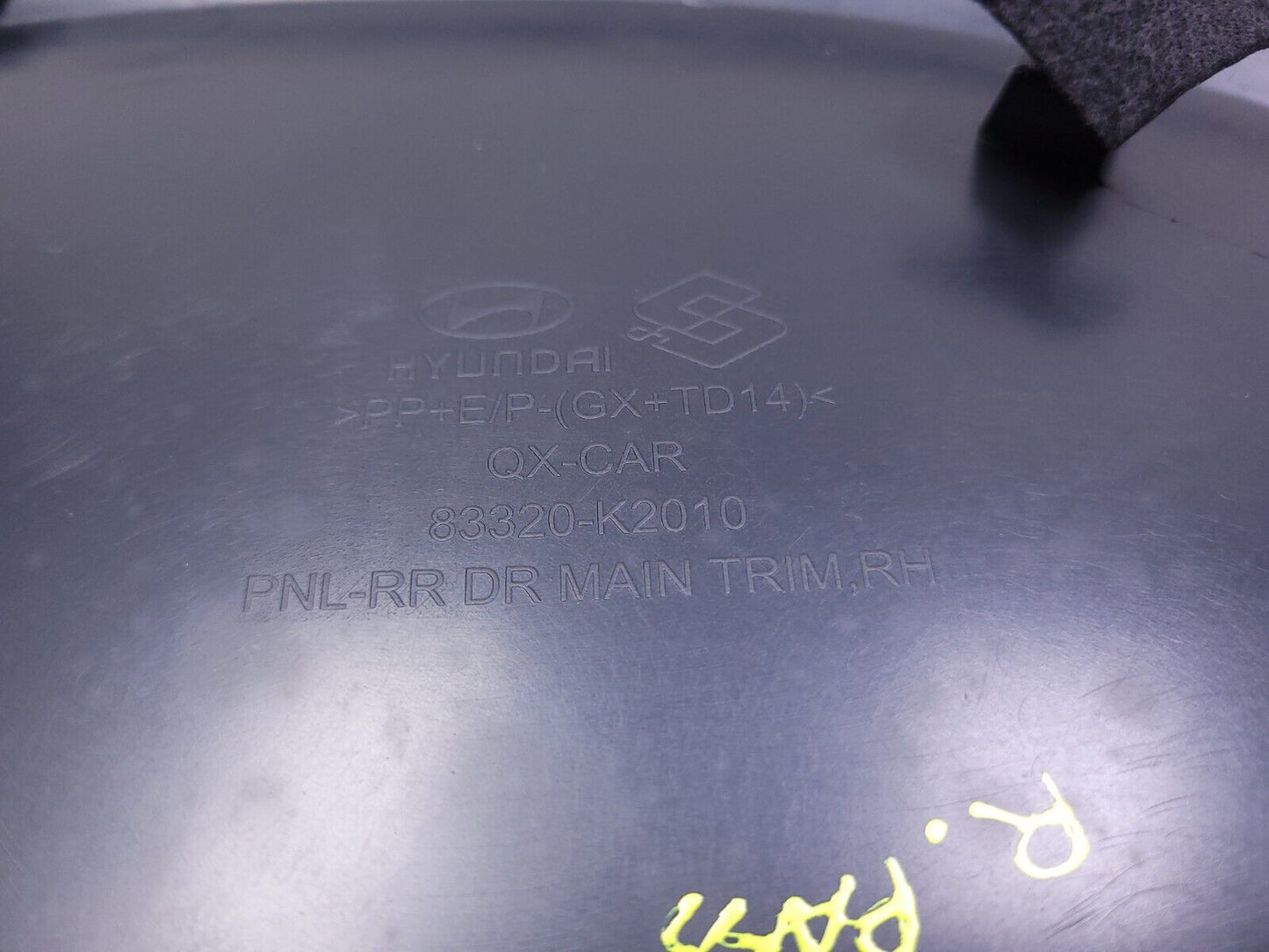 20 21 22 Hyundai Venue Door Panel Trim Rear Right Passenger Side OEM