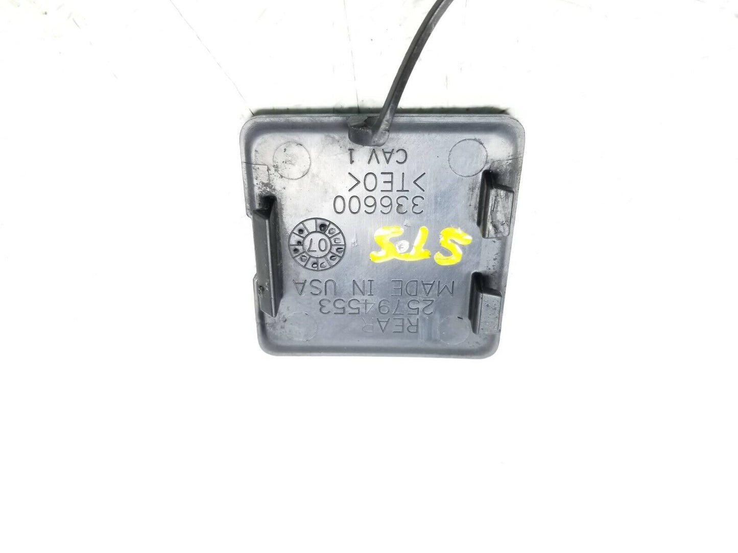 06 07 08 09 Cadillac STS Rear Bumper Tow Hook Cap Cover OEM Blue Diamond