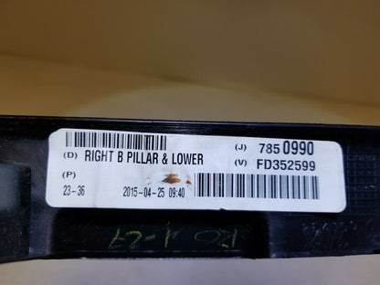 13 14 15 16  Dodge Dart Front Right Pass B Pillar Trim Cover Ome 76k