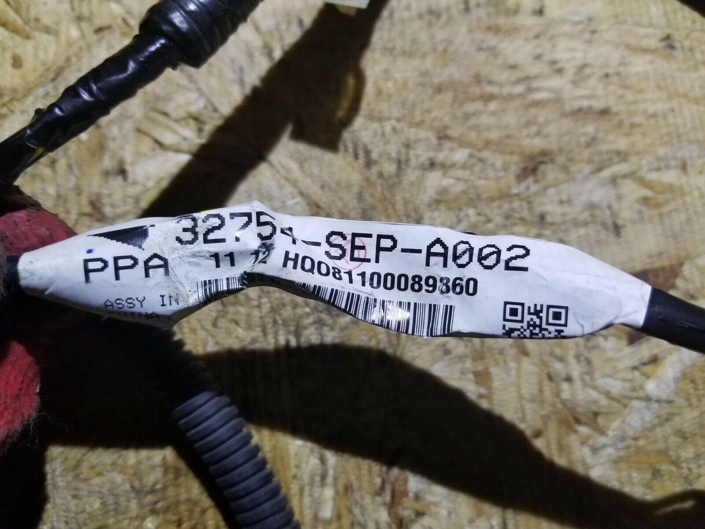 04 05 06 07 08 Acura Tl Type S Rear Left Driver Door Wire Harness OEM