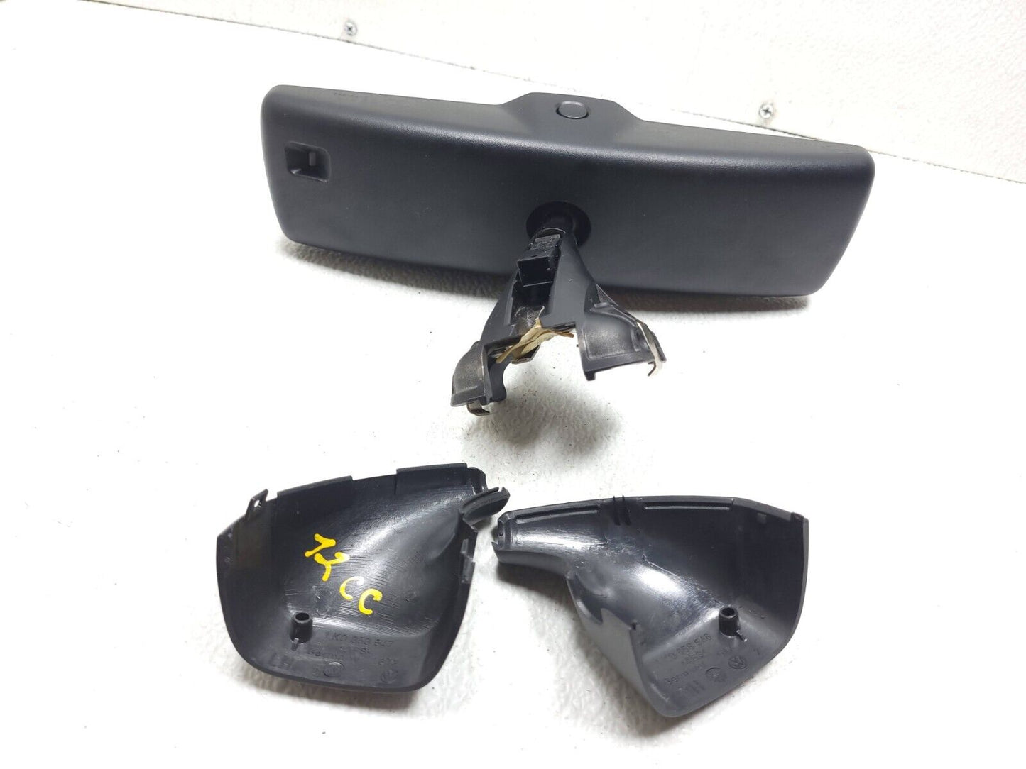 09 10 11 12 Volkswagen Cc Interior Rear View Mirror W/ Cover Trim OEM