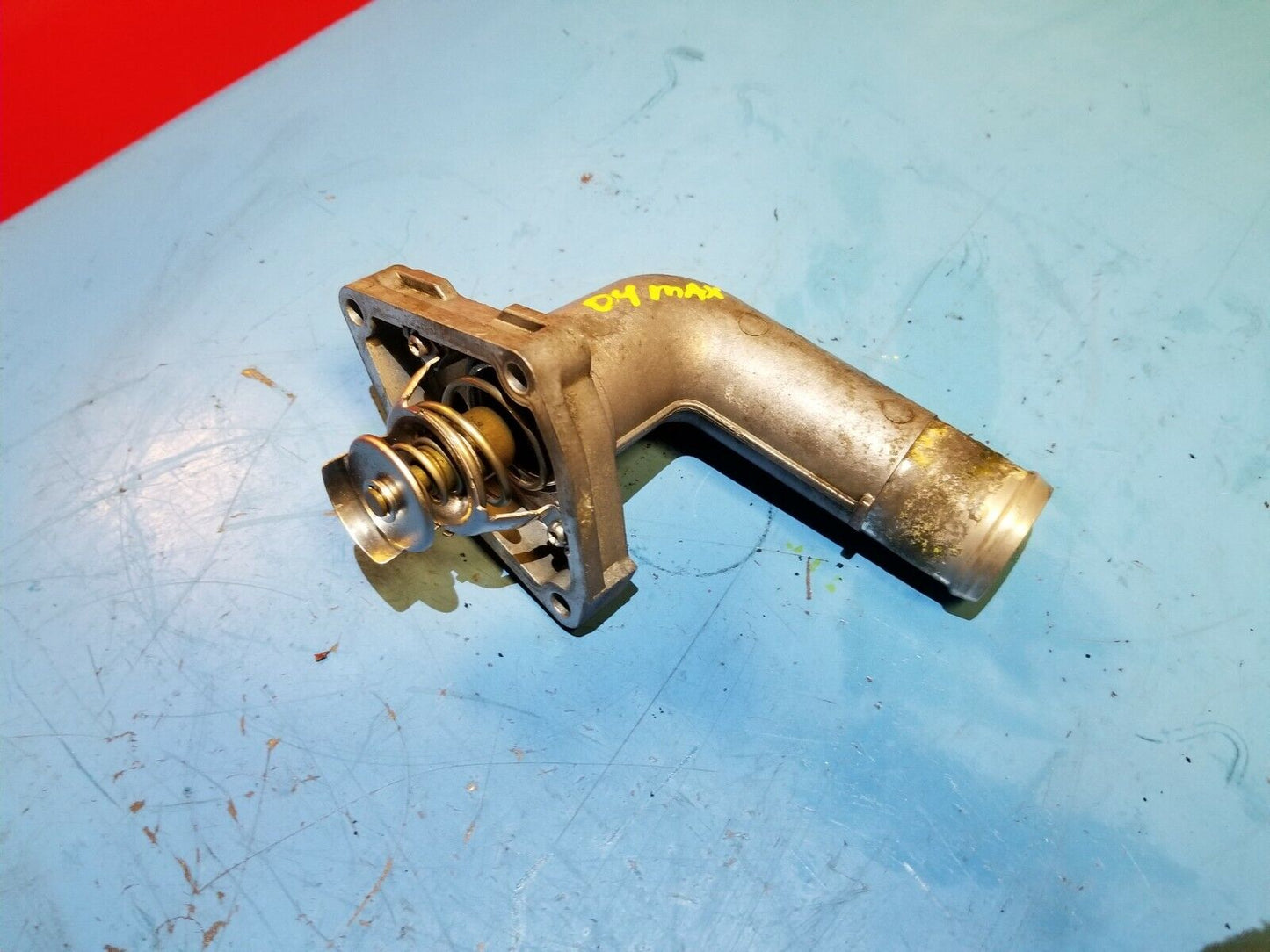 03 04 05 06 Nissan Maxima Coolant Water Outlet W/ Thermostat OEM 110k Miles