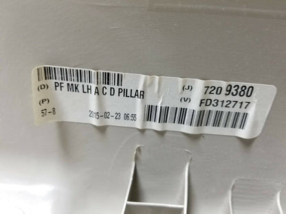 13 14 15 16 Jeep Compass Rear Left Driver Quarter D Pillar Trim Panel Cover OEM