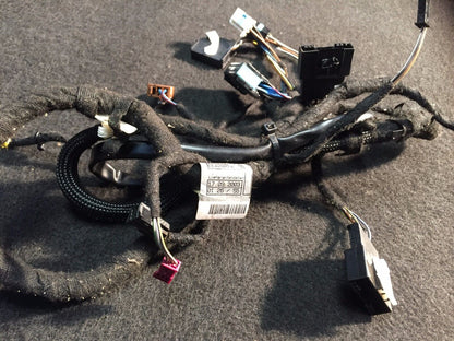 02 03 04 05 BMW 745i E65 Front Driver Left Seat Backrest Wire Wiring Harness OEM