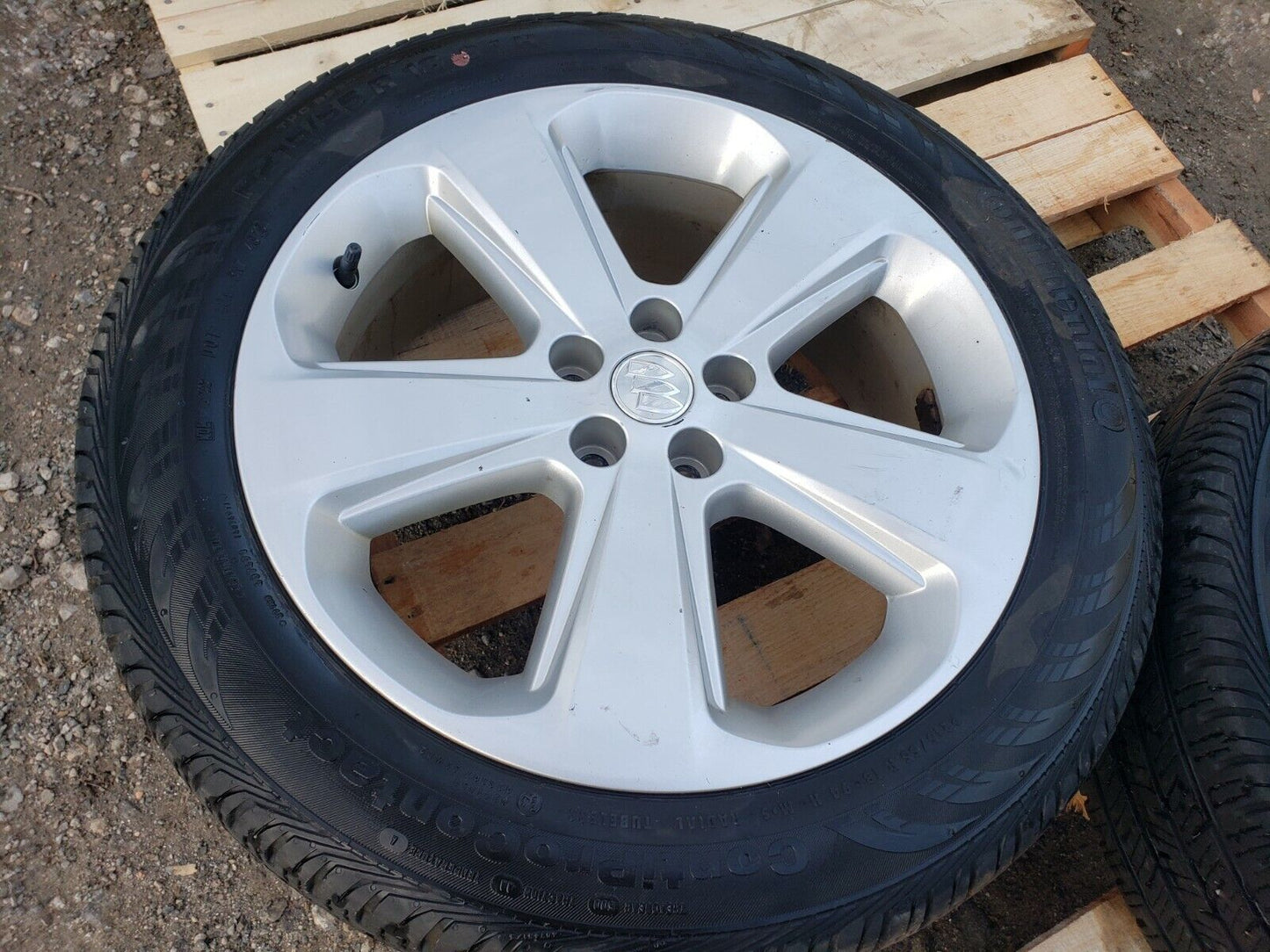 14 15 16 17 18 Buick Encore 18" Wheel Rim W/ Tire Conti 215/55r18 8/32" 2pcs OEM