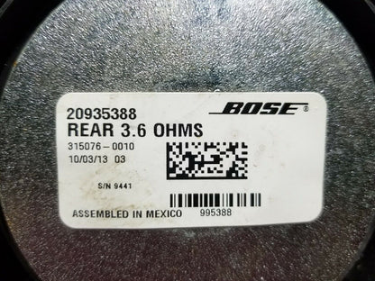 13 14 15 GMC Acadia Rear Left Driver Door Speaker 20935388 OEM