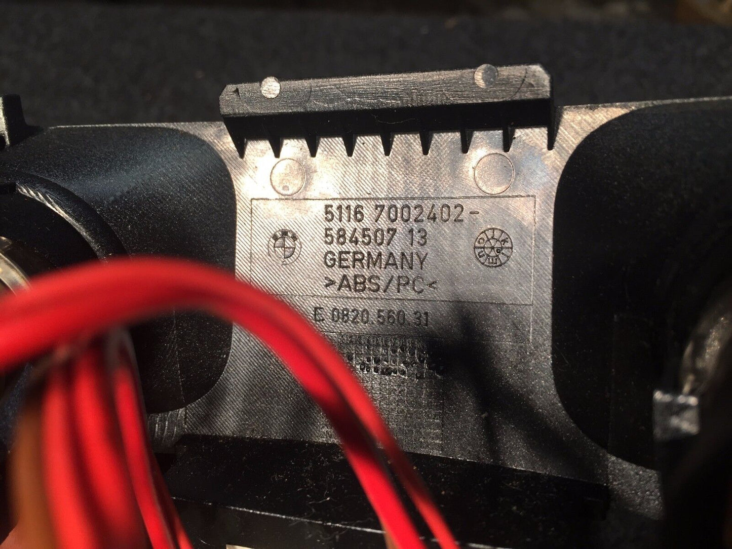 02 03 04 05 BMW 745i E65 E66 Rear Center Console Cigarette Lighter 7002402 OEM