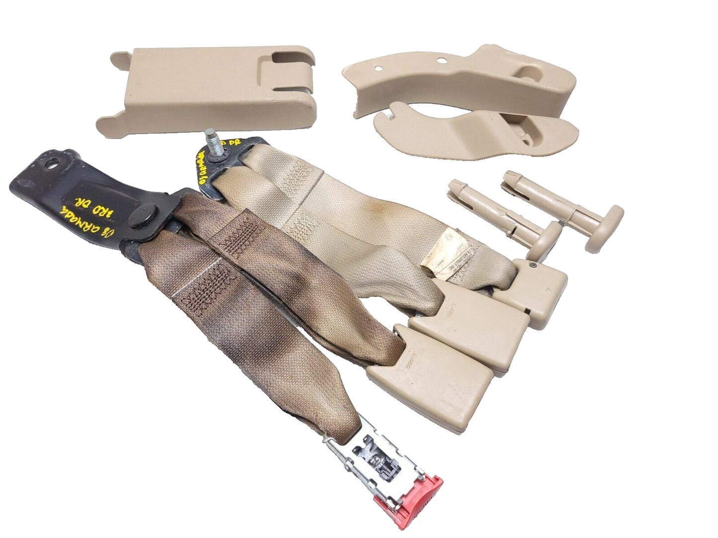 2006-2012 Nissan Armada Rear 3rd Row Seat Trim W/ Seat Belt Driver Side Left OEM