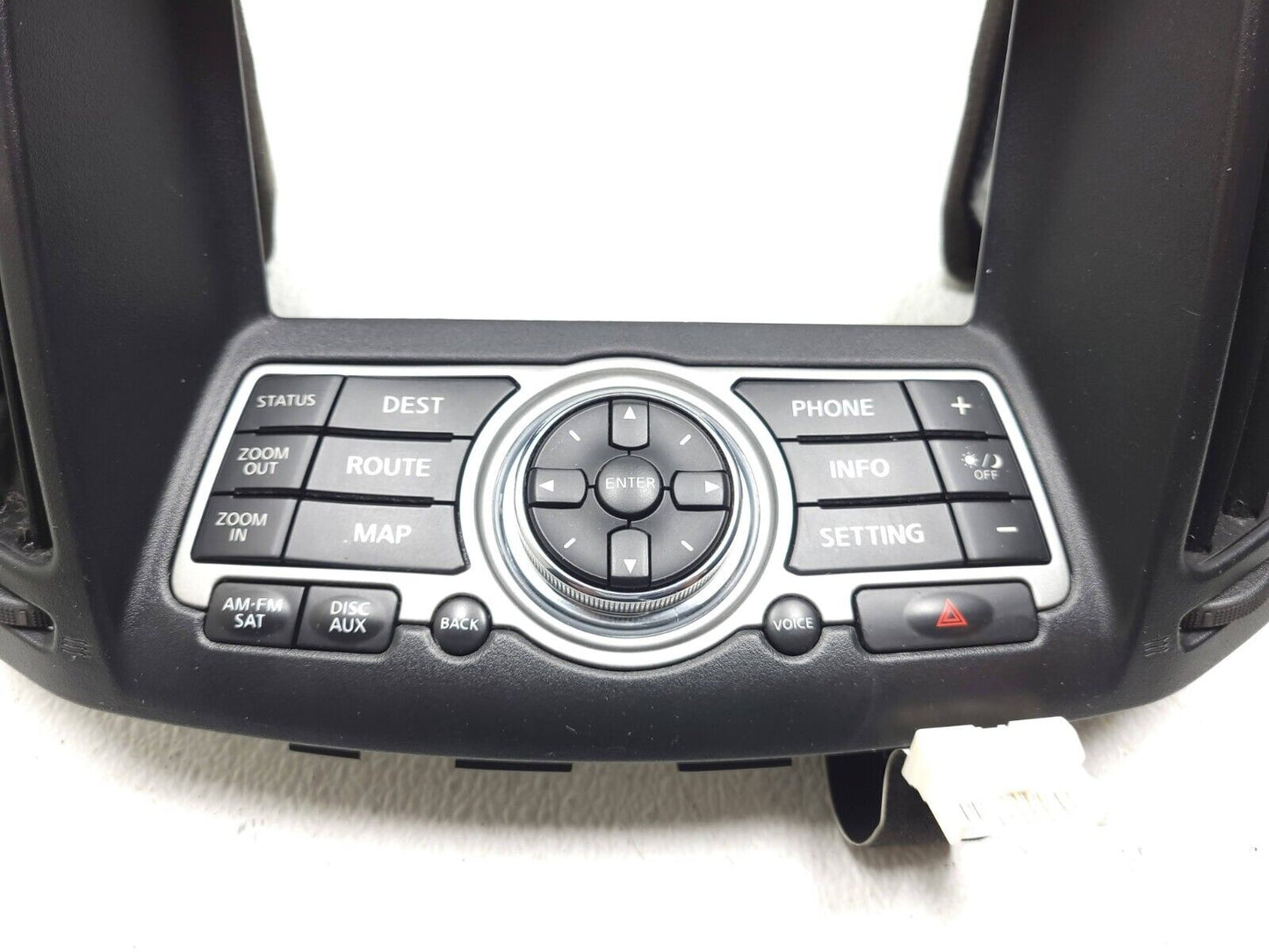 2014 2015 Infiniti Q60 Dash Navi Screen Trim W/control Switch Panel  AC Vent OEM