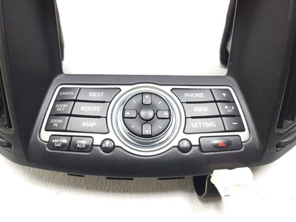 2014 2015 Infiniti Q60 Dash Navi Screen Trim W/control Switch Panel  AC Vent OEM