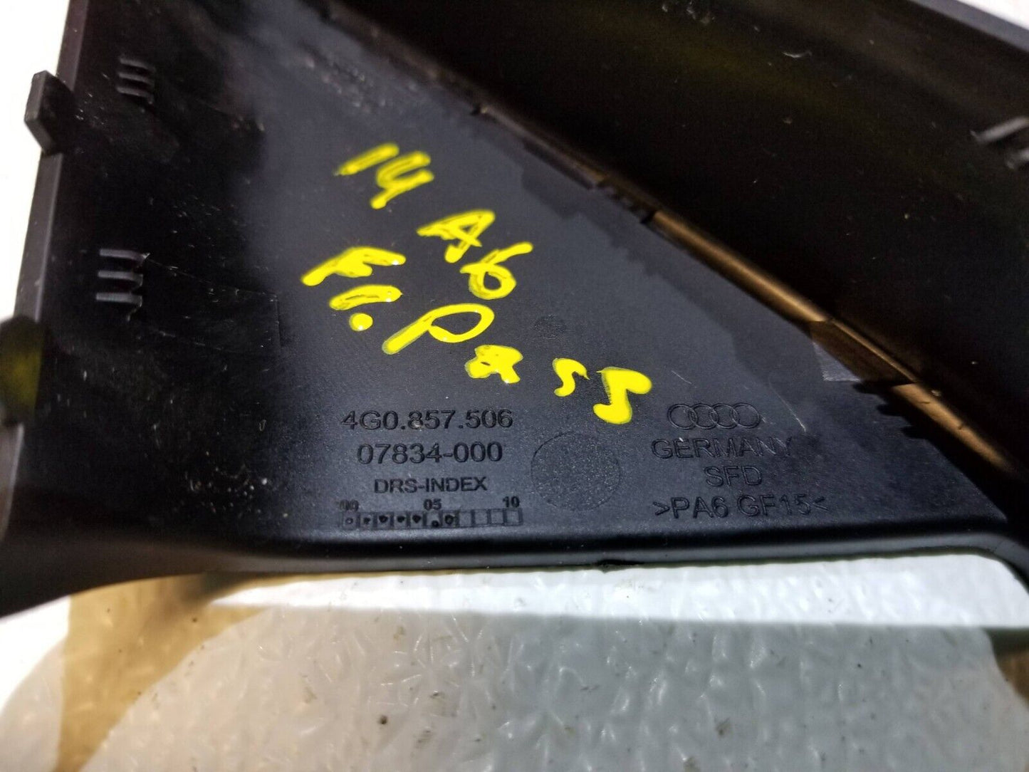 12 13 14 15 Audi A6 Front Right Pass Side Door Panel Corner Cover Trim OEM
