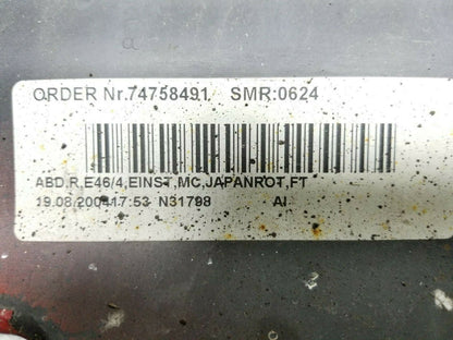 01 02 03 04 05 BMW E46 Sdn Rocker Panel Skirt Molding Right Pass OEM 125k Miles