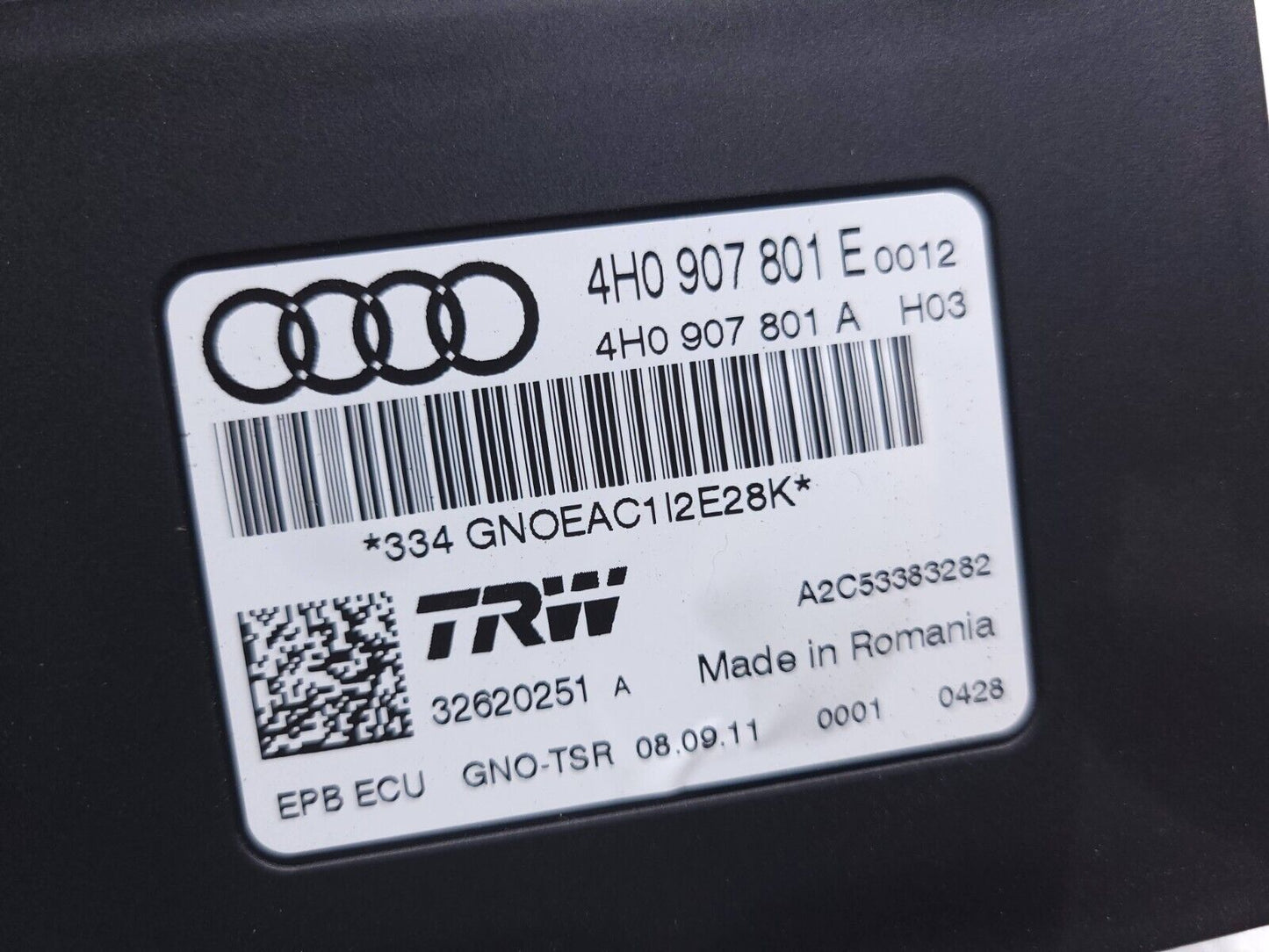 12 13 14 15 16 17 Audi A7 Emergency Parking Brake Control Module OEM