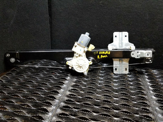 07 08 09 10 11 12 GMC Acadia Rear Right Pass Door Window Regulator Motor OEM