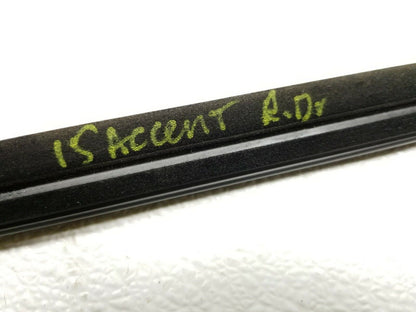 15 16 17 Hyundai Accent Hatch Rear Left Driver Door Window Belt Seal Molding OEM