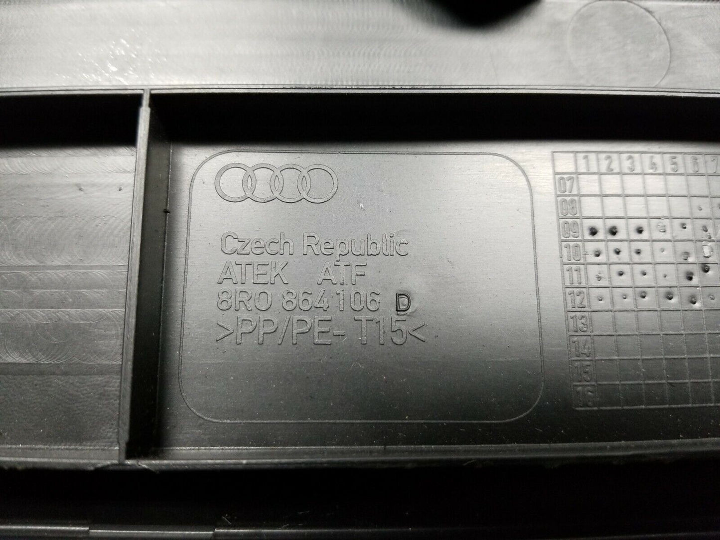 10 11 12 Audi Q5 Trunk Cargo Storage Tray OEM 72k Miles