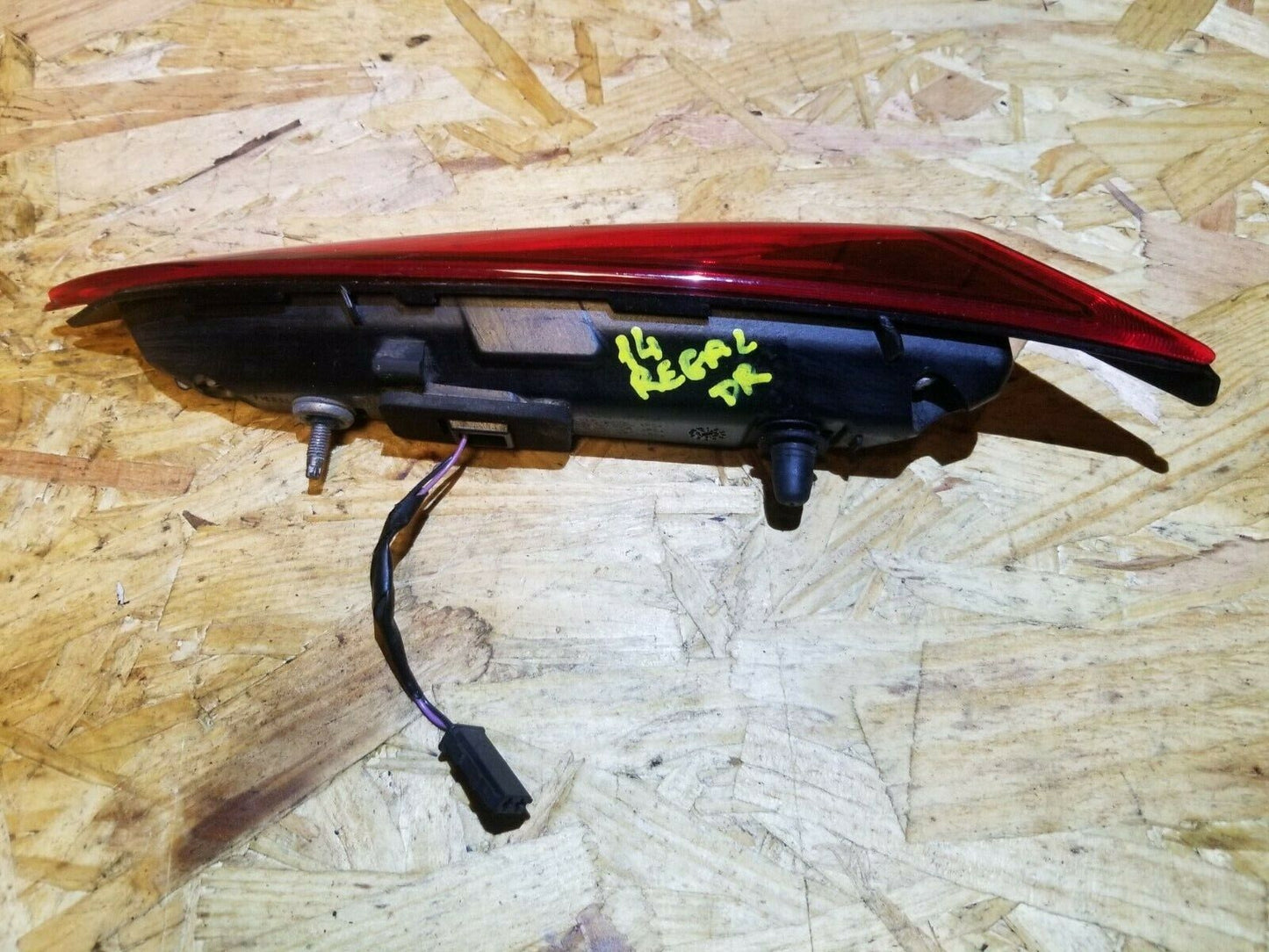 14 15 16 17 Buick Regal Tail Light Inner Lid Mount Driver Side Led OEM 59k
