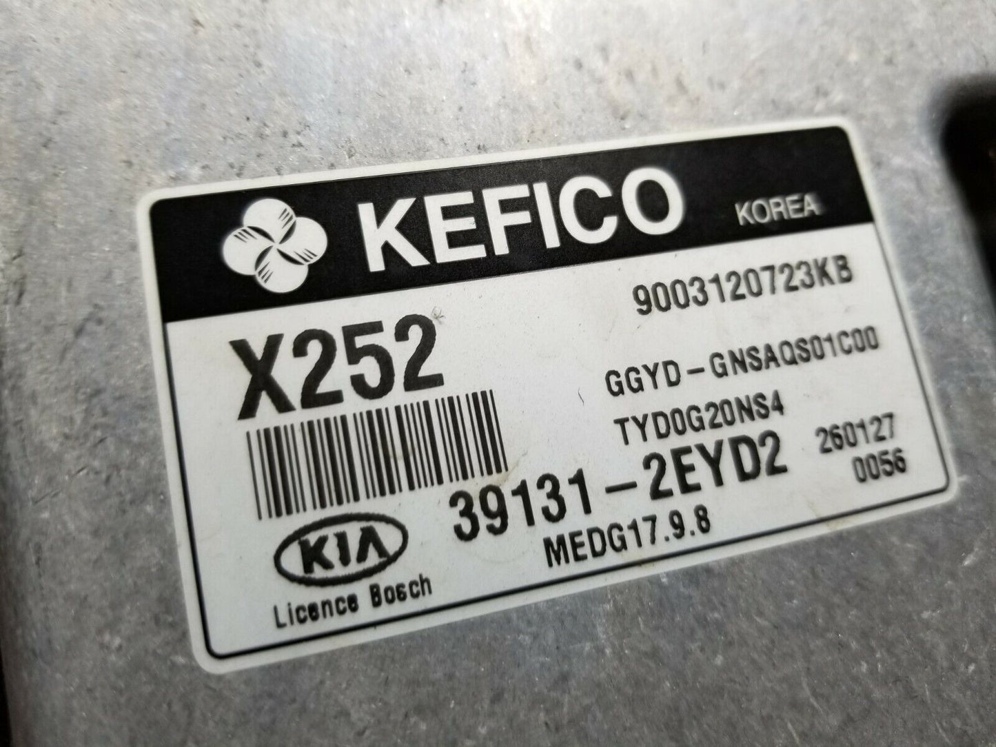14 15 16 Kia Forte 2.0l Ecm Ecu Engine Control Module 39131-2eyd2 OEM 27k