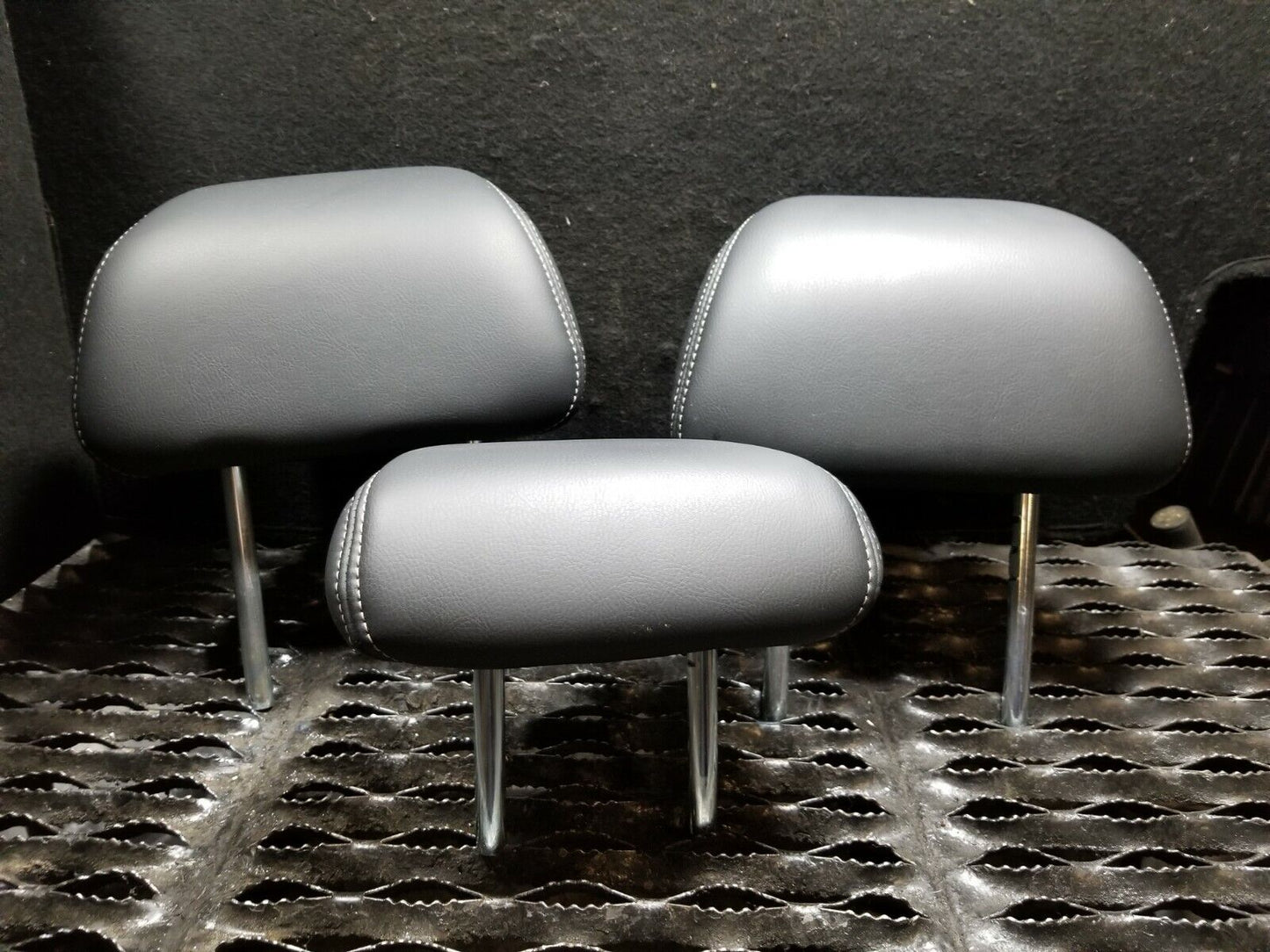 16 17 18 Nissan Maxima Rear Seat Headrest Left & Right & Center 3pcs OEM 41k