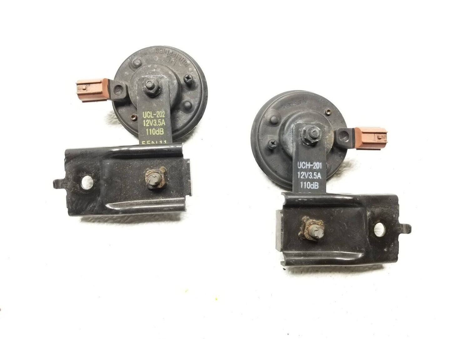 13 14 15 Honda Accord Horn Pitch Signal 2pcs OEM