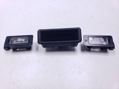 2007 - 2011 BMW E90 328i Trunk Lid Release Push Button & License Light Set OEM